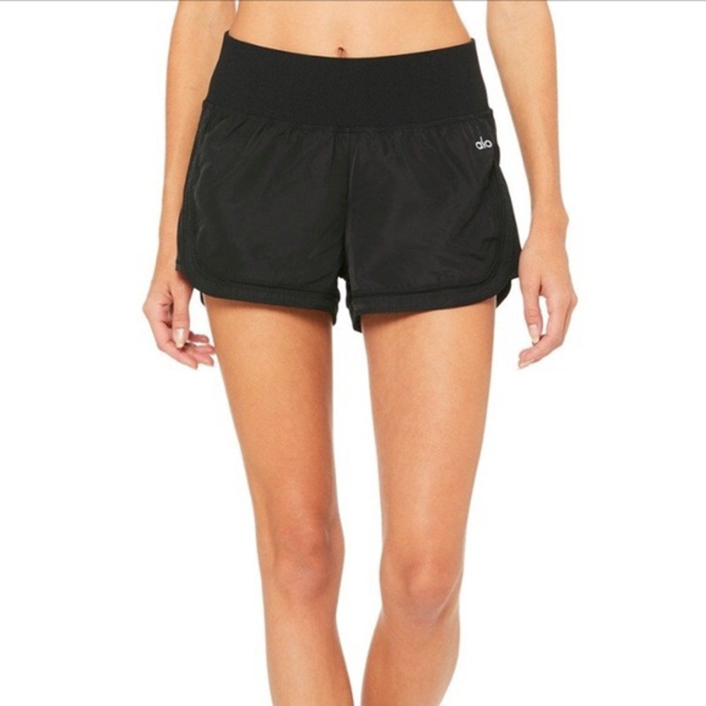 Alo Yoga Meditate Shorts Black Size Small